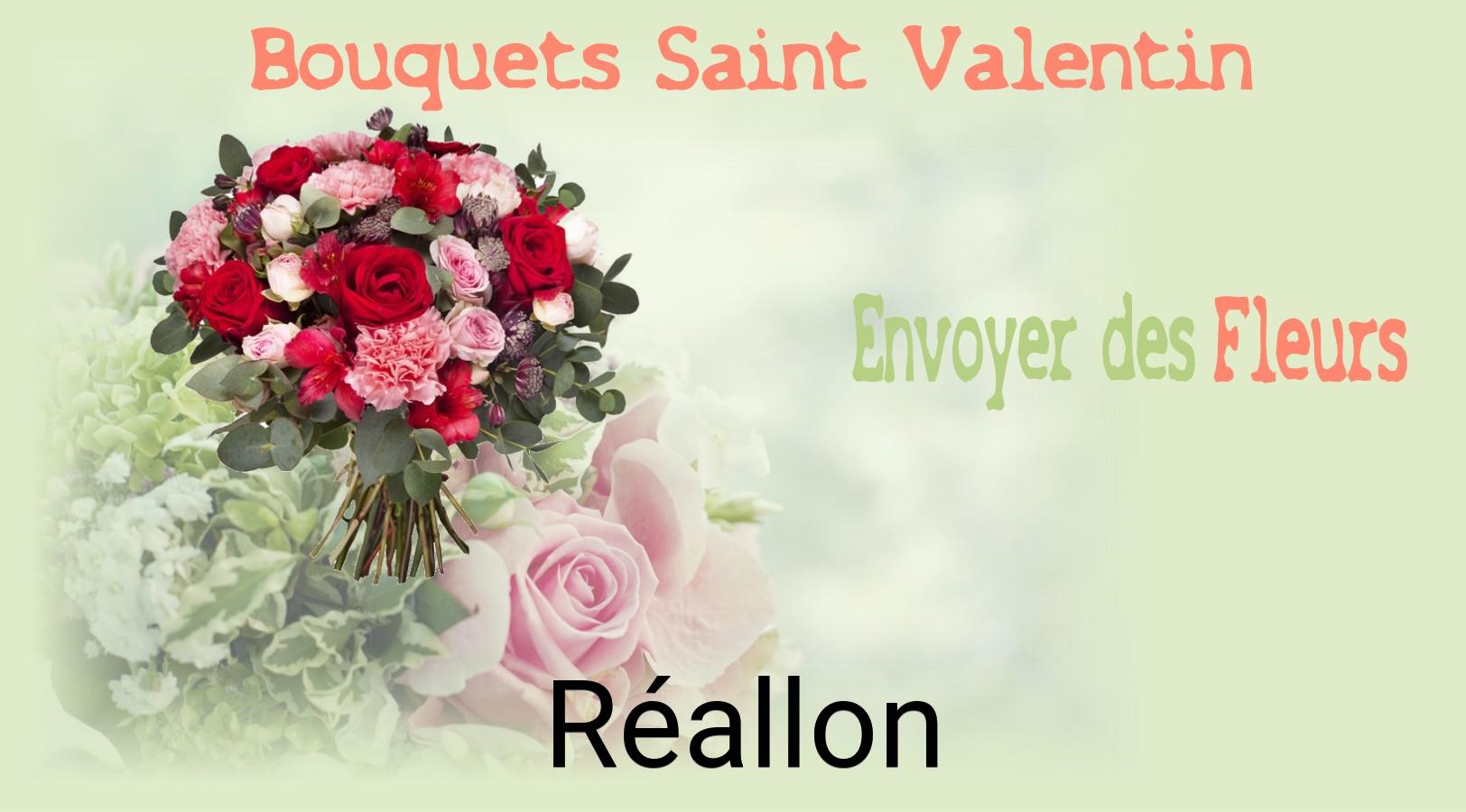 Roses de Saint-Valentin livrées à Réallon